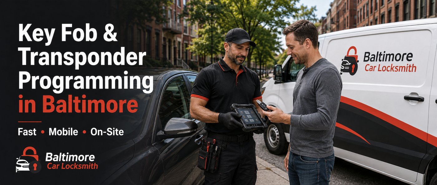 Key fob and transponder programming in Baltimore
